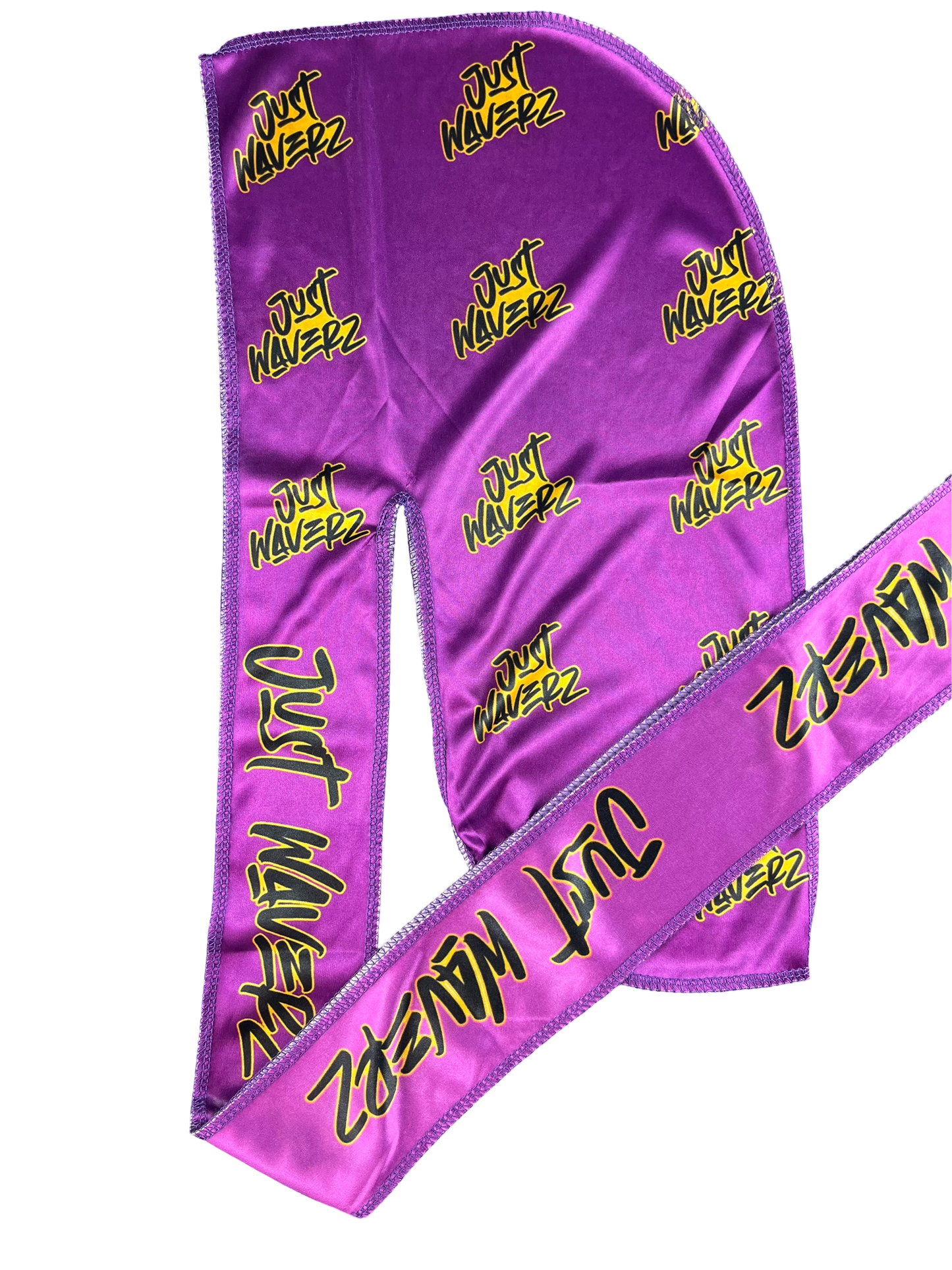 JustWaverz Silky Durag(Purple & Pink)