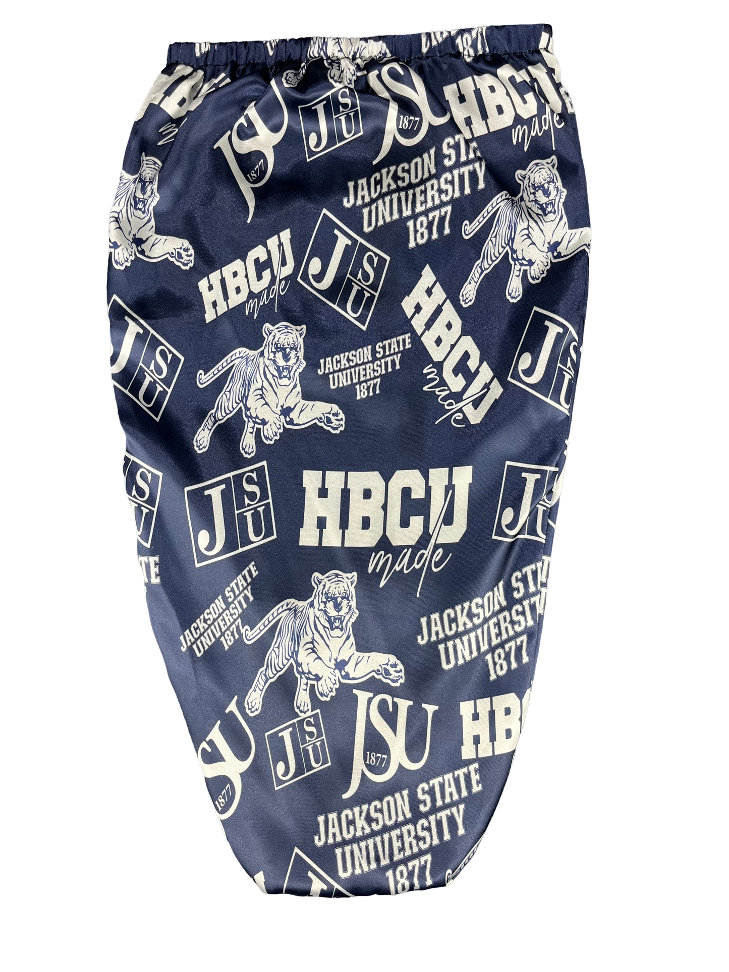Jackson State Long Doubled Layered Silky Bonnet