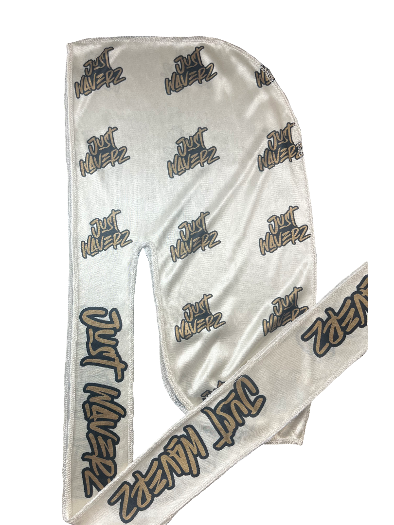 Cream&Beige Silky Durag