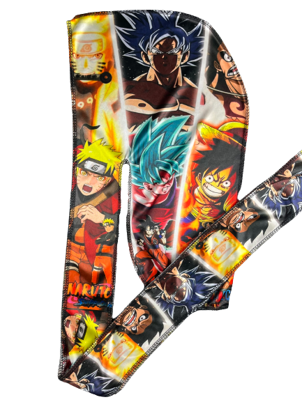 Naruto/Goku/One Piece Silky Durag
