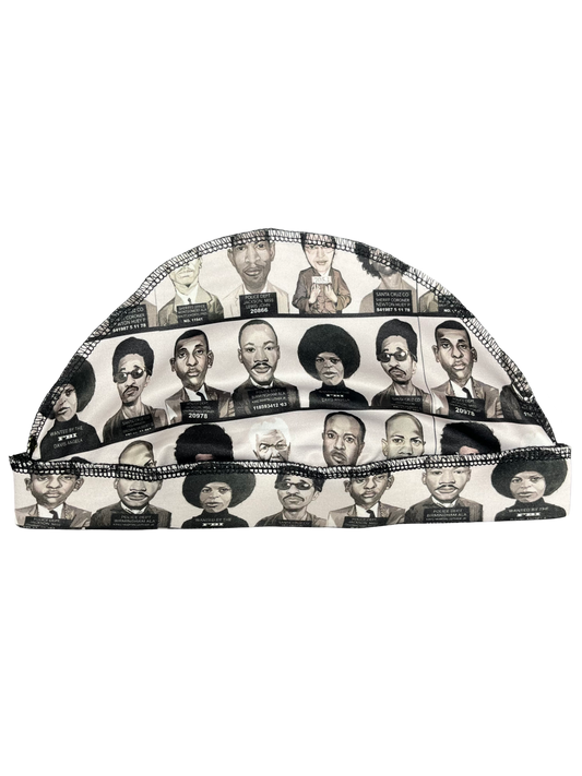 Black Leaders Mugshot Compression Cap