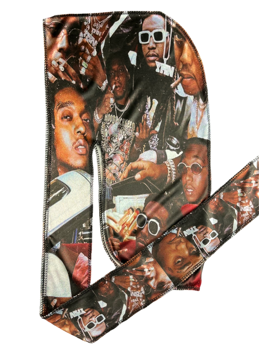 TakeOff Collage Silky Durag