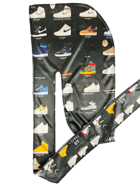 Air Force One Sneakers Silky Durag