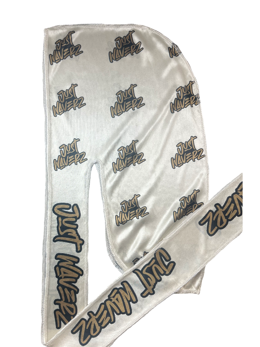 Cream&Beige Silky Durag